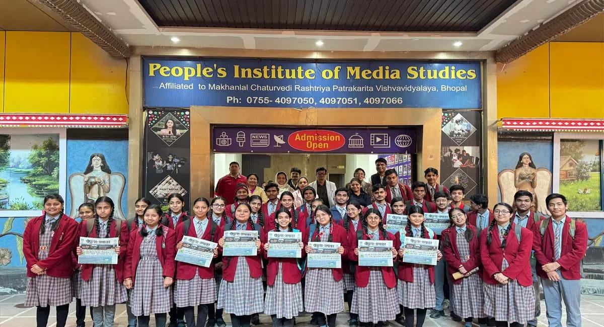 PIMS के शैक्षणिक भ्रमण ने खोले पत्रकारिता के नए दरवाजे