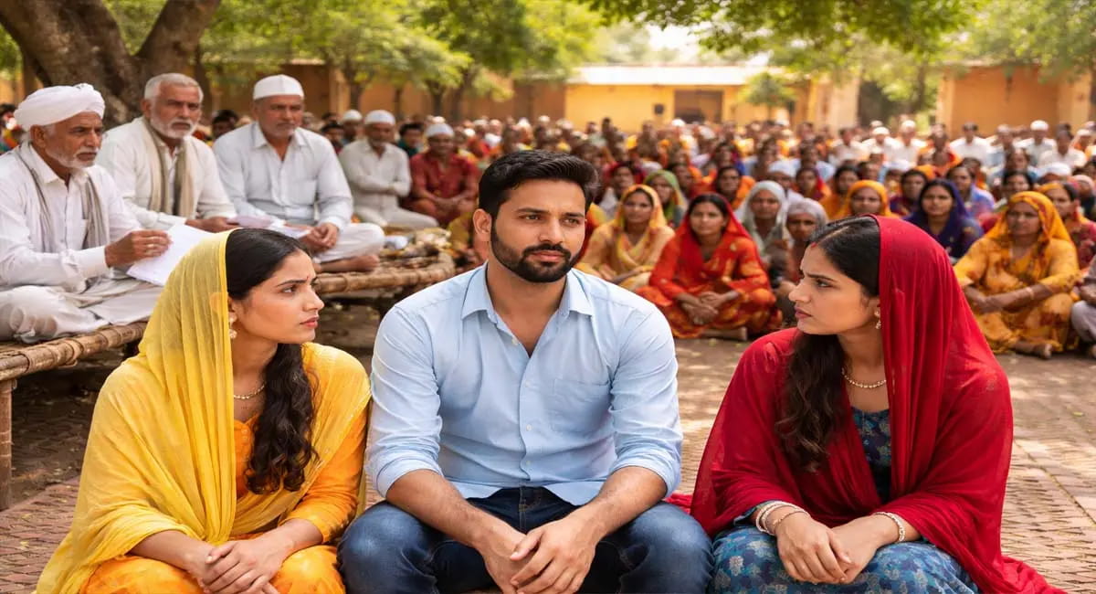 3-3 दिन के लिए पत्नियों में बांटा पति, 1 दिन की छुट्टी