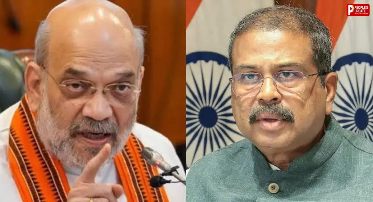 बंद कमरे में एक घंटे तक चली अमित शाह-धर्मेंद्र प्रधान की बैठक