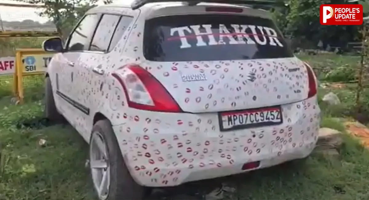 रील के लिए कार पर 3400 Kiss! वीडियो हुआ वायरल तो पुलिस पहुंची घर, युवक पर लगा भारी जुर्माना