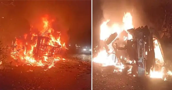 गुना बस हादसे में आरोपी बस मालिक गिरफ्तार, SIT ने कोर्ट में किया पेश