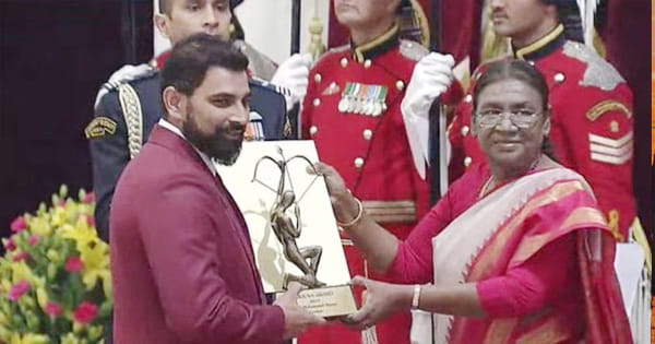 राष्ट्रपति द्रौपदी मुर्मू ने शमी और पैरा निशानेबाज शीतल सहित अन्य को खेल पुरस्कारों से नवाजा, जानें किसे मिला अर्जुन अवॉर्ड