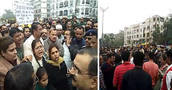इंदौर में स्‍कूल बस ने एक व्‍यक्ति को रौंदा, परिजनों ने शव रखकर किया चक्काजाम, आश्वासन के बाद खत्म किया प्रदर्शन