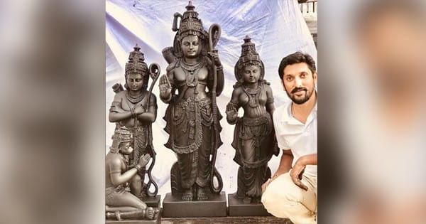 Ram Mandir : राम लला की नई मूर्ति का हुआ चयन, गर्भगृह में होगी स्थापित; अरुण योगीराज ने बनाई प्रतिमा