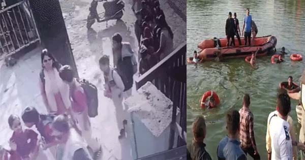 Vadodara Boat Accident : वडोदरा नाव हादसे में 18 लोगों के खिलाफ FIR दर्ज, 16 की कैपेसिटी वाली बोट में बैठाए थे क्षमता से ज्यादा; चालक और मैनेजर गिरफ्तार