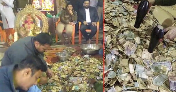 रतलाम : महालक्ष्मी मंदिर की दान पेटी में लगी आग, नोट जले, आग लगने का कारण अज्ञात