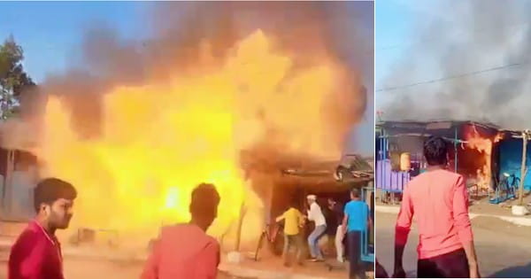 कटनी : गैस सिलेंडर में ब्लास्ट से चाय की दुकान में लगी आग, हादसे में 5 लोग झुलसे, चाय बनाते समय हुआ धमाका
