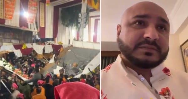 VIDEO : दिल्ली के कालकाजी मंदिर में B Praak गा रहे थे भजन… अचानक गिर गया साइड स्टेज, एक की मौत; 17 घायल, सिंगर ने जताया दुख