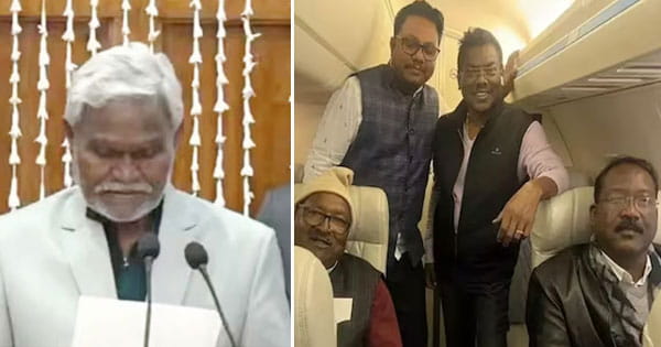 झारखंड के 12वें CM बने चंपई सोरेन : कांग्रेस-RJD के एक-एक विधायक ने मंत्री पद की ली शपथ, हैदराबाद रवाना हुए गठबंधन के विधायक