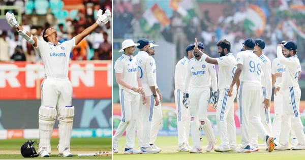 IND Vs ENG 2nd Test : इंग्लैंड के खिलाफ भारत को 171 रन की बढ़त, यशस्वी और बुमराह का प्रहार; इंग्लैंड पहली पारी में 253 पर सिमटा