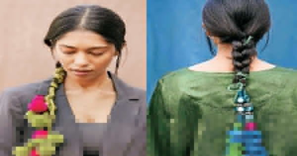 फैशन में फिर से लौट आया परांदा, अब रेशम के नहीं धागों और मिरर वर्क से हो रहा तैयार