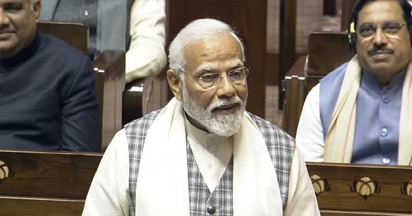 राज्यसभा में PM मोदी का संबोधन, सदन में नेहरू जी की लिखी चिट्ठी पढ़ी; बोले- लोकतांत्रिक सरकारों को कांग्रेस ने भंग कर दिया था