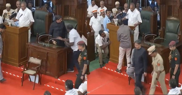 गवर्नर का विधानसभा से वॉकआउट…! तमिलनाडु में राज्यपाल आरएन रवि ने अभिभाषण देने से किया इनकार, स्टालिन सरकार से नाराज; डेढ़ मिनट में छोड़ दी स्पीच