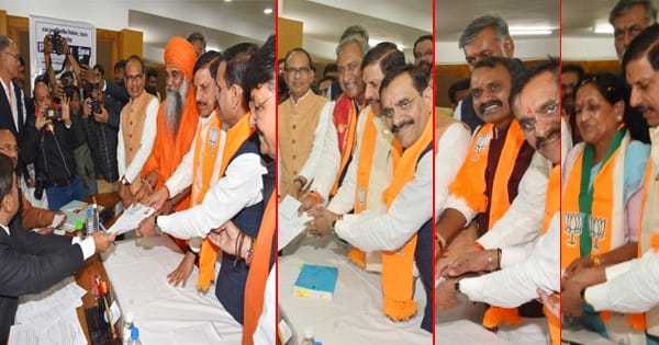 Rajya Sabha Election 2024 : राज्यसभा चुनाव के लिए BJP के चार और कांग्रेस के एक प्रत्याशी ने दाखिल किया नामांकन