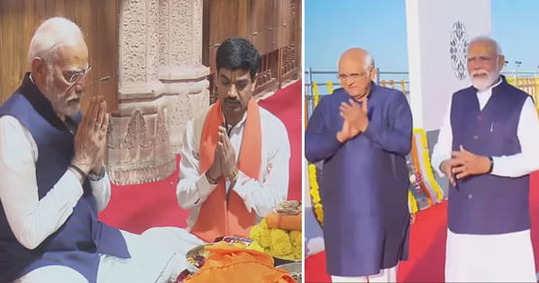 गुजरात में PM मोदी : द्वारका मंदिर में की पूजा-अर्चना, समुद्र पर बने देश के सबसे लंबे केबल ब्रिज 'सुदर्शन सेतु' का किया लोकार्पण; राजकोट समेत 5 AIIMS का करेंगे उद्घाटन