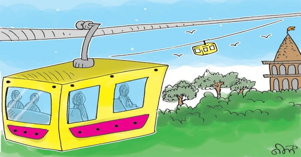 महाकाल रोप-वे बनाने के लिए रेलवे से मिली अनुमति