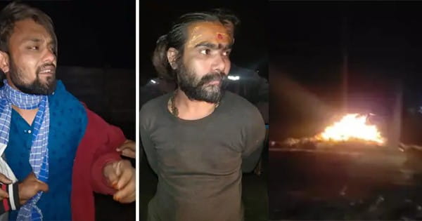 गुना में महाशिवरात्रि पर भंडारा खाते वक्त युवक की मौत, जलती चिता के सामने तंत्र-मंत्र करते मिले तांत्रिक; दो को पकड़ा