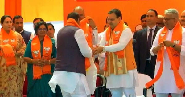 राजस्थान कांग्रेस को लगा बड़ा झटका : लालचंद कटारिया-राजेंद्र यादव समेत कई बड़े नेताओं की BJP में एंट्री, बॉडी बिल्डर और रिटायर्ड ब्यूरोक्रेट भी शामिल