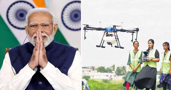 सशक्त नारी-विकसित भारत कार्यक्रम : PM मोदी आज 1000 दीदियों को सौपेंगे ड्रोन, पीएम के सामने ड्रोन उड़ाएंगी महिलाएं
