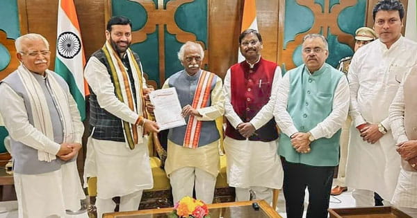 Haryana Floor Test : हरियाणा में नायब सैनी सरकार का फ्लोर टेस्ट आज, CM सैनी का दावा- 48 विधायकों का समर्थन पत्र राज्यपाल को सौंपा