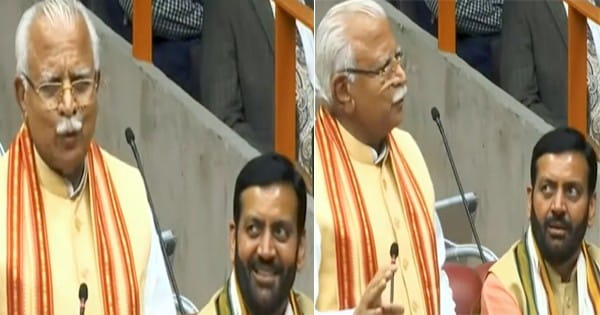 Haryana Politics : लोकसभा चुनाव लड़ने के लिए पूर्व सीएम खट्टर ने दिया विधायक पद से इस्तीफा, त्यागपत्र की बात सुनकर बदल गए सीएम नायब सैनी के चेहरे का हाव-भाव