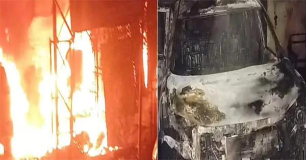 भोपाल के MP नगर में लगी भीषण आग : 2 दुकानें और 3 कार जलकर खाक, 10 दमकलों ने कड़ी मशक्कत के बाद पाया काबू
