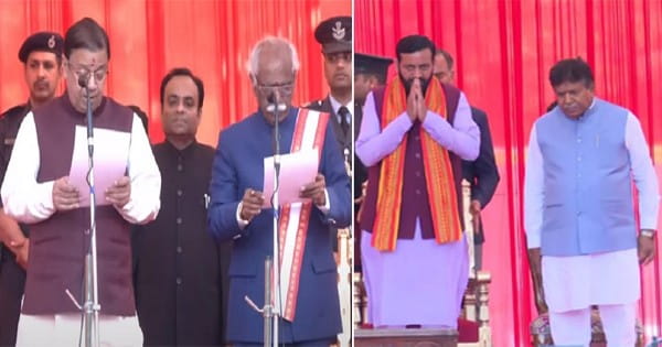 Haryana Cabinet Expansion : आचार संहिता के बीच 8 नए मंत्रियों ने ली शपथ, अनिल विज और राव इंद्रजीत को झटका, मंत्रियों की संख्या हुई 13