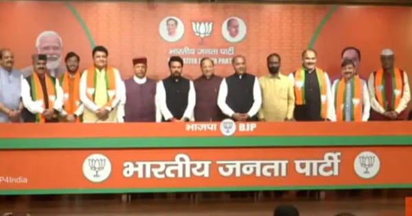 Himachal Politics : हिमाचल कांग्रेस के 6 बागी विधायक BJP में शामिल, तीन निर्दलीयों ने भी थामा 'कमल'