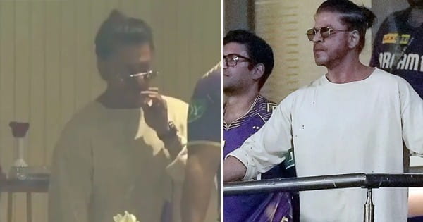 IPL 2024 : नेशनल टीवी पर स्मोकिंग करते दिखे शाहरुख खान, मैच के दौरान खुलेआम सिगरेट पीने का वीडियो हुआ वायरल... हुए ट्रोल