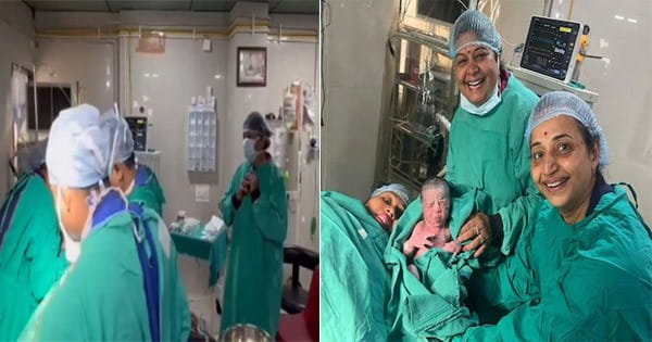 VIDEO : डिलीवरी के वक्त बहू की हिम्मत बढ़ाने के लिए सास ने सुनाए शिव भजन, हुआ बेटे का जन्म, 7 साल बाद पोते के रूप में लौटा बेटा