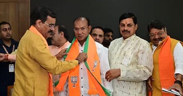कमलनाथ के गढ़ में बड़ी सेंध, छिंदवाड़ा की अमरवाड़ा सीट से कांग्रेस विधायक कमलेश शाह बीजेपी में शामिल