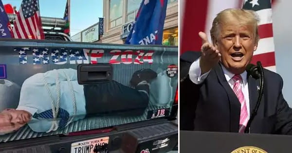 US News : बाइडेन की हाथ-पैर बंधे PHOTO-VIDEO वायरल, ट्रंप ने भी शेयर की तस्वीर; राष्ट्रपति की टीम ने लगाए ये आरोप
