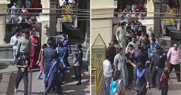 VIDEO : महाकाल मंदिर में लड़कियों ने लेडी गार्ड को पीटा, प्रतिबंधित क्षेत्र में रील बनाने से रोकने पर हुआ विवाद; पुलिस ने दर्ज की FIR