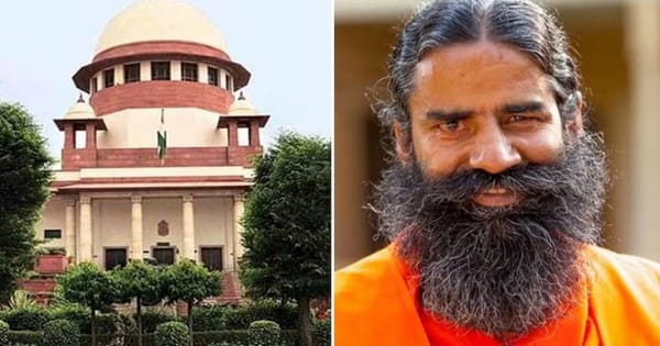 Patanjali Case : रामदेव-बालकृष्ण का माफीनामा खारिज, सख्त लहजे में कहा-हम अंधे नहीं, अगली कार्यवाही के लिए तैयार रहें
