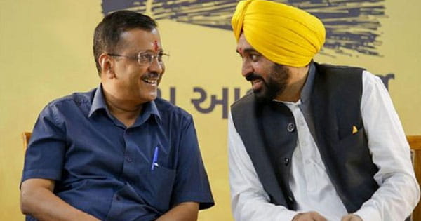 पंजाब CM मान ने तिहाड़ में केजरीवाल से की मुलाकात, भावुक होकर बोले- उन्हें ऐसे ट्रीट कर रहे जैसे वे आतंकवादी हों