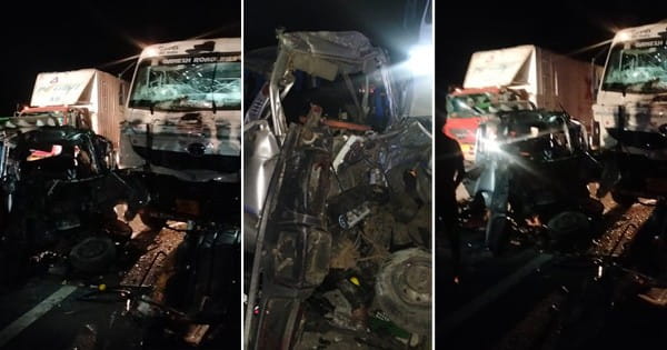 राजस्थान : झालावाड़ में ट्रैक्टर-ट्रॉली ने वैन को मारी टक्कर, 9 दोस्तों की मौत; शादी समारोह के लिए MP गए थे, बारात से लौटते समय हुआ हादसा
