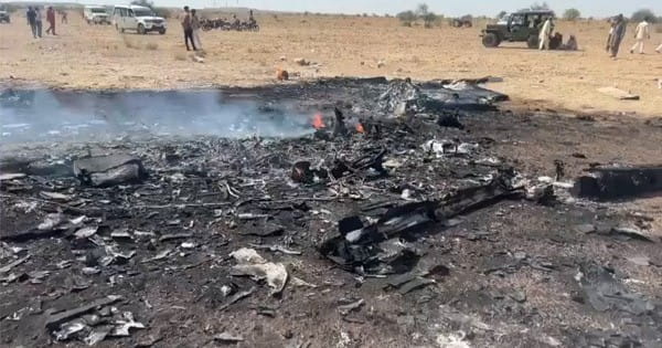 भारतीय वायुसेना का टोही विमान जैसलमेर में दुर्घटनाग्रस्त, नियमित उड़ान पर था