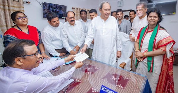 ओडिशा सीएम नवीन पटनायक 2 जगह से लड़ेंगे चुनाव, कांटाबांजी सीट से दाखिल किया नामांकन