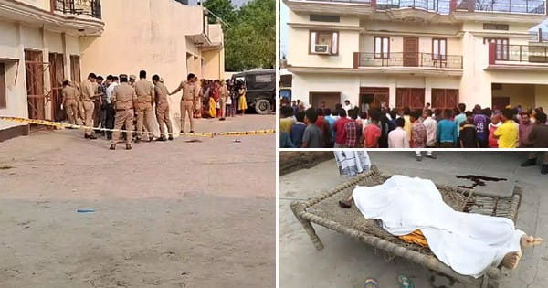 UP के सीतापुर में परिवार के 5 सदस्यों की हत्या : मां को मारी गोली... पत्नी के सिर पर मारा हथौड़ा, 3 बच्चों को छत से फेंका; फिर की खुदकुशी