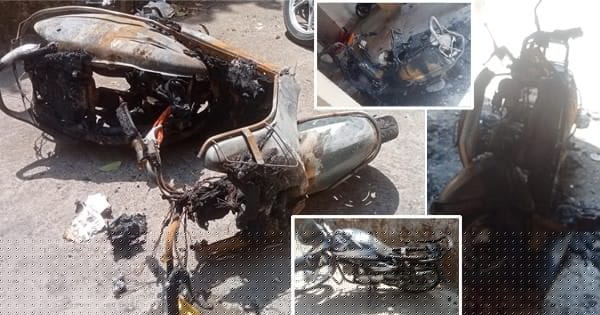 Bhopal News : बिल्डिंग की पार्किंग में खड़े दोपहिया वाहनों में लगी आग, आधा दर्जन से ज्यादा वाहन जले