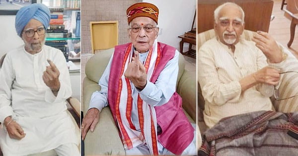 Lok Sabha Elections 2024: डॉ. मनमोहन सिंह, मुरली मनोहर जोशी, हामिद अंसारी समेत इन नेताओं ने डाला वोट, चुनाव आयोग ने कराई होम वोटिंग