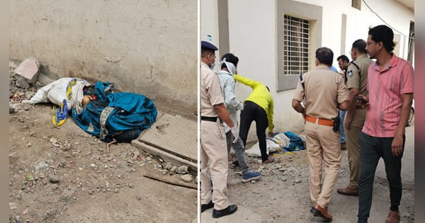 इंदौर में बोरे में बंद मिली महिला की लाश : कांग्रेस नेता के घर के पास फेंका, पूरा इलाका सील; जांच नें जुटी पुलिस