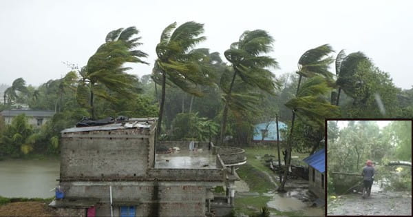 पश्चिम बंगाल में चक्रवात 'रेमल' का लैंडफॉल : भारी बारिश से कोलकाता में बाढ़ के हालात, पेड़-खंभे उखड़े; 21 घंटे बाद शुरू हुईं उड़ानें