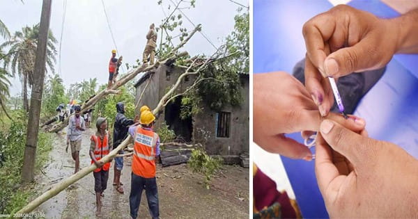 West Bengal Lok Sabha Election 2024 : चक्रवाती तूफान ‘रेमल' ने बंगाल में चुनावी लय बिगाड़ी, 48 मतदान केंद्र क्षतिग्रस्त