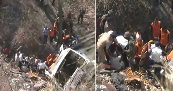 जम्मू-कश्मीर : तीर्थयात्रियों की बस 150 फीट गहरी खाई में गिरी, 21 की मौत, 40 घायल; शिव खोरी जा रहे थे सभी