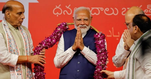 Modi 3.0 : कल लगातार तीसरी बार PM पद की शपथ लेंगे मोदी, सुरक्षा के पुख्ता इंतजाम; इन्हें मिल सकती है कैबिनेट में जगह