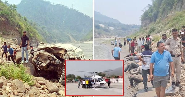 उत्तराखंड : अलकनंदा नदी में गिरा टेंपो ट्रैवलर, 12 लोगों की मौत; गंभीर घायलों को हेलिकॉप्टर से किया एयरलिफ्ट