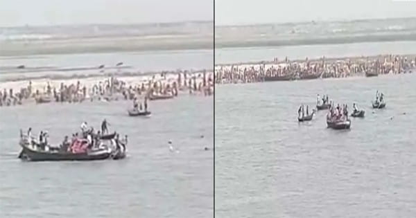 गंगा दशहरा पर हादसा : पटना में श्रद्धालुओं से भरी नाव गंगा नदी में पलटी, 5 लापता, खोजने में जुटा प्रशासन