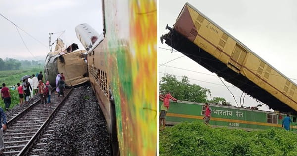पश्चिम बंगाल में बड़ा ट्रेन हादसा, अब तक 15 की मौत : कंचनजंगा एक्सप्रेस को मालगाड़ी ने मारी टक्कर, कई बोगियां पलटीं
