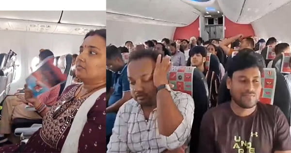दिल्ली से दरभंगा जा रही Spicejet की फ्लाइट में बंद हुआ AC, गर्मी से यात्रियों की हालत खराब, सामने आया VIDEO